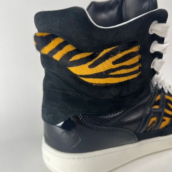 HOGAN ITALY🇮🇹MADE Katie Grand Loves High Top Sneakers Soft Leather Size 38